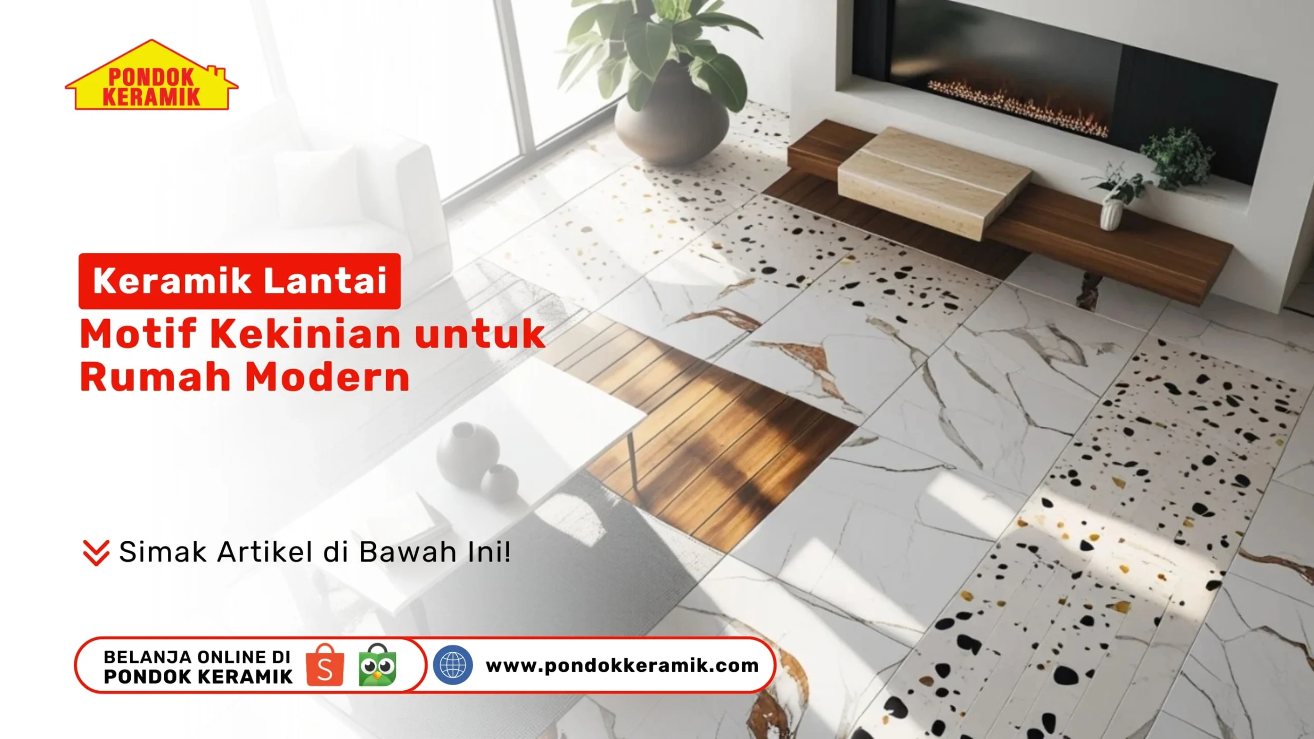 Keramik Lantai Motif Kekinian