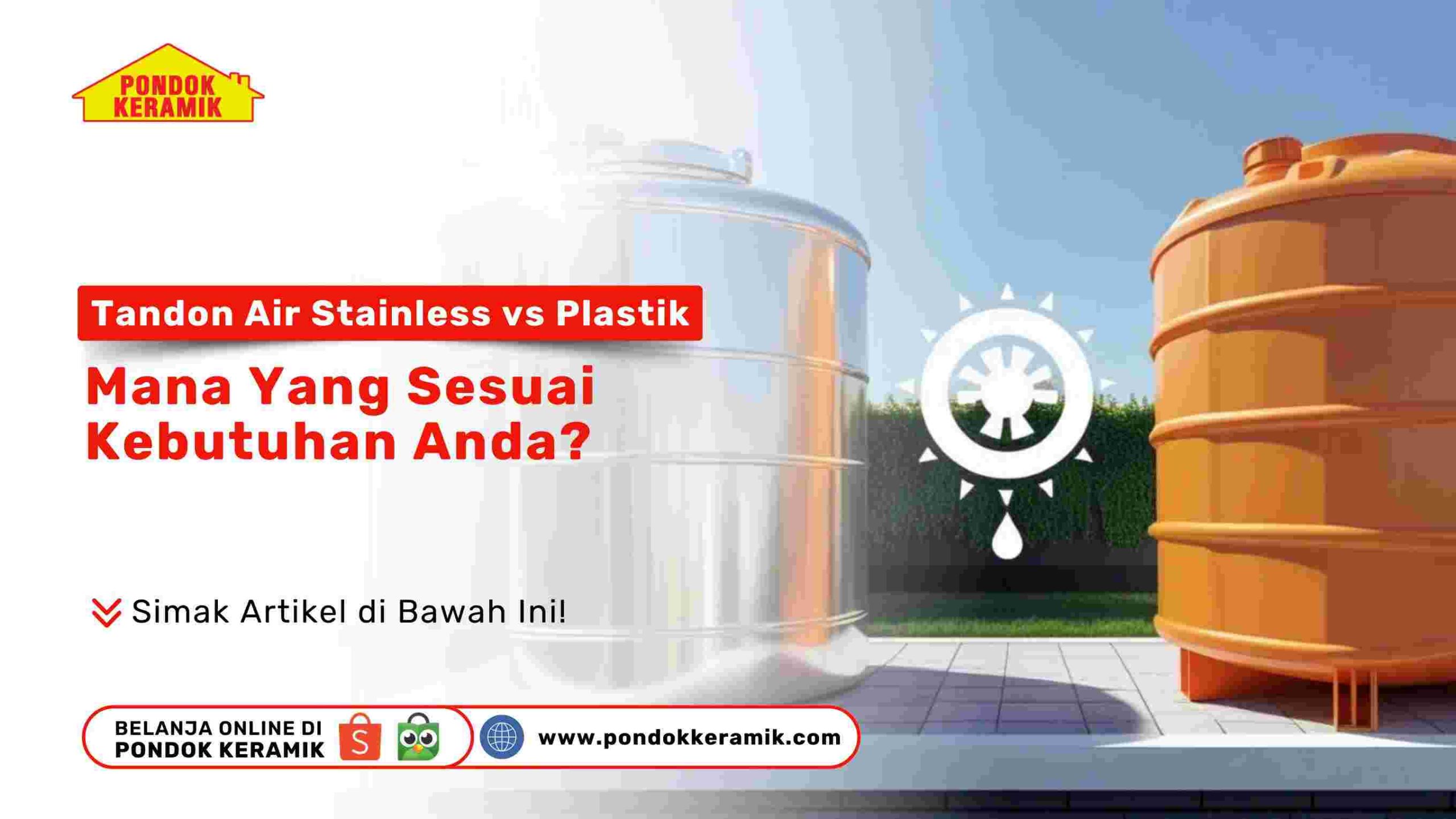 Kelebihan Tandon Air Stainless vs Plastik: Mana Yang Sesuai Kebutuhan Anda?