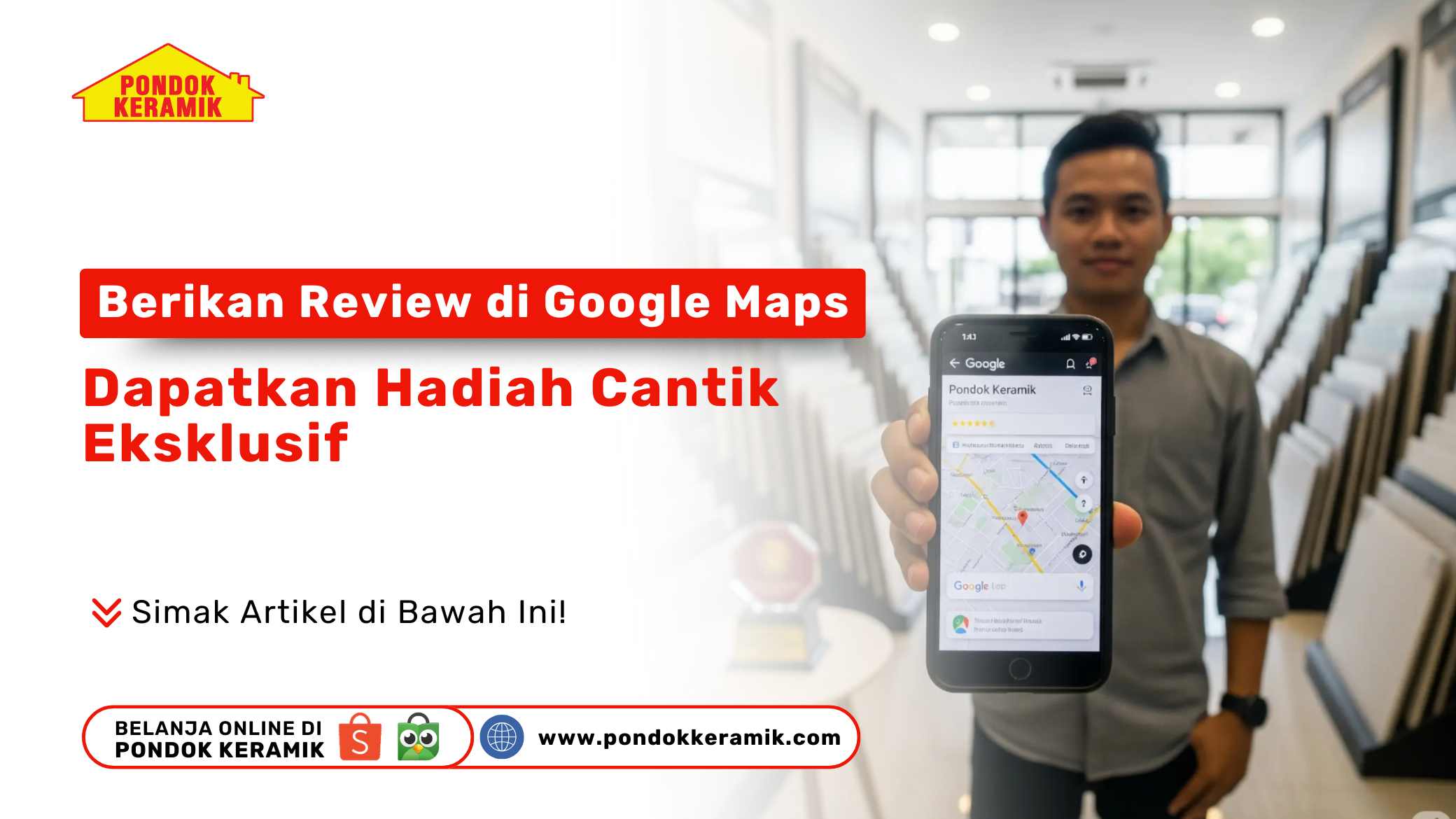 Review Pondok Keramik di Google Maps: Dapatkan Hadiah Cantik Eksklusif