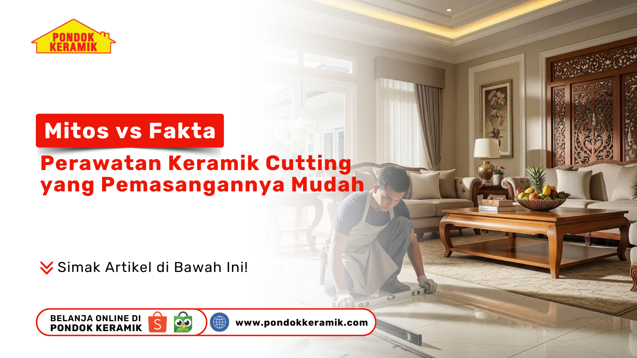 Mitos vs. Fakta Seputar Perawatan Keramik Cutting yang Pemasangannya Mudah