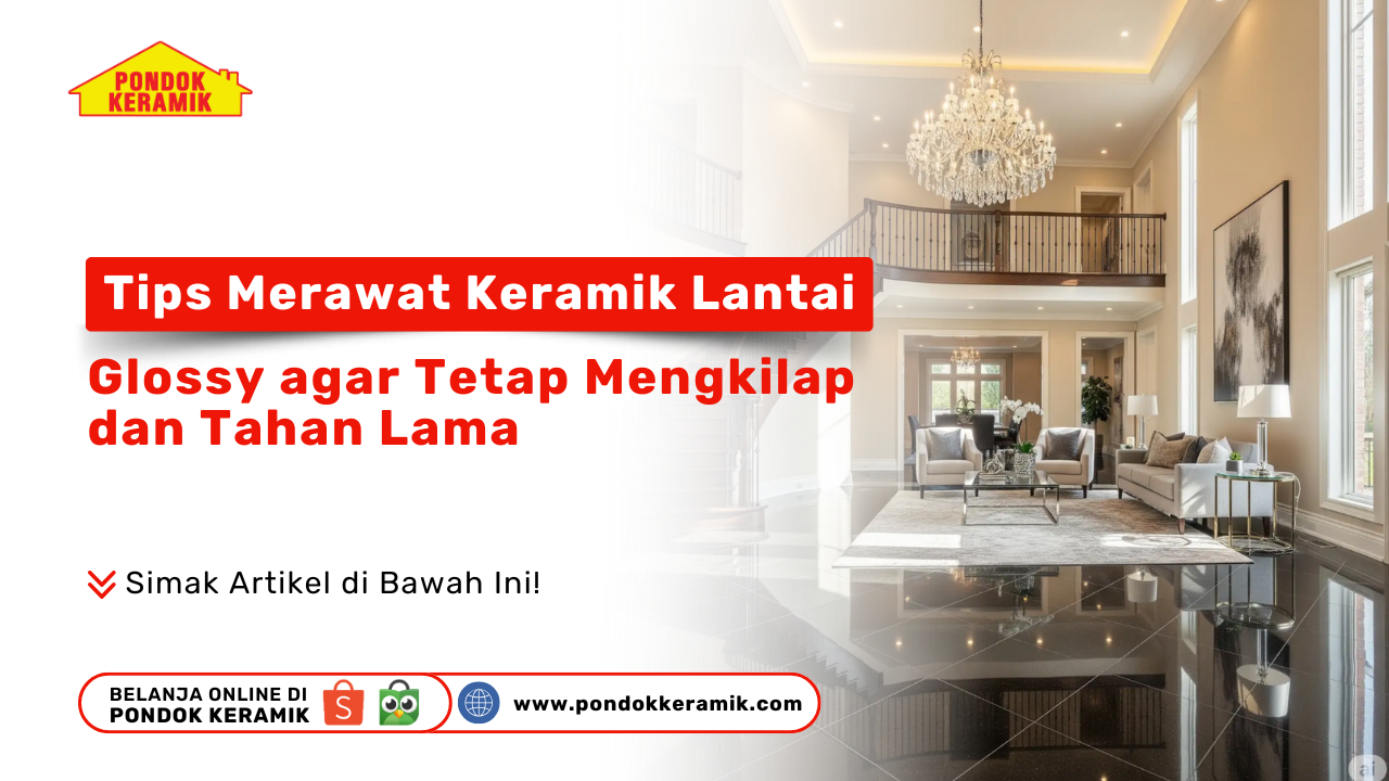 Tips Merawat Keramik Lantai Glossy agar Tetap Mengkilap dan Tahan Lama