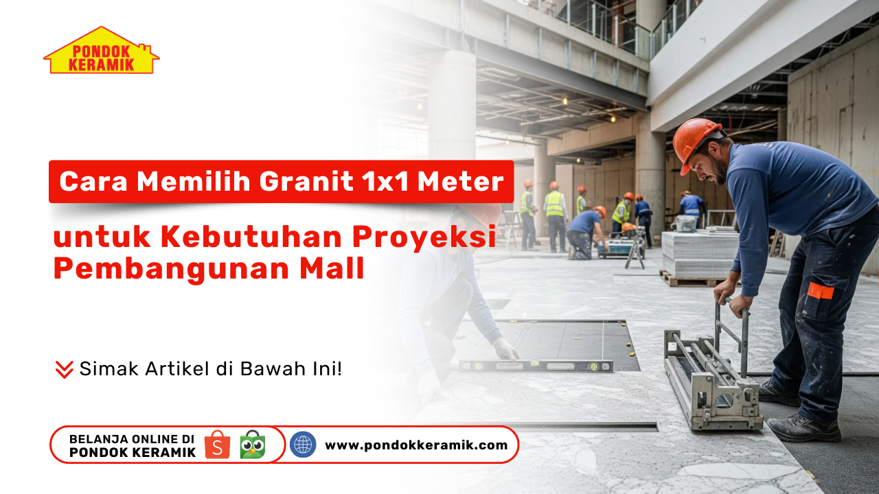 Cara Memilih Granit Ukuran 100x100 untuk Kebutuhan Proyeksi Pembangunan Mall