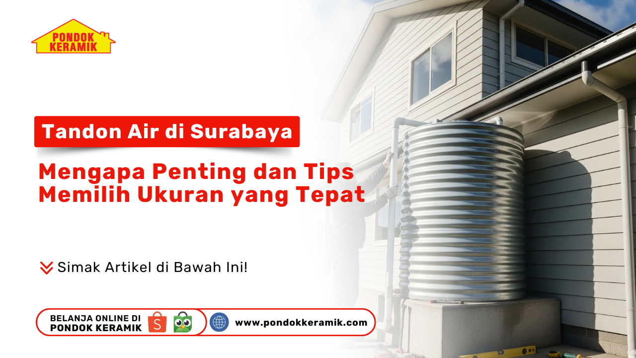 Tandon Air di Surabaya: Mengapa Penting dan Tips Memilih Ukuran yang Tepat