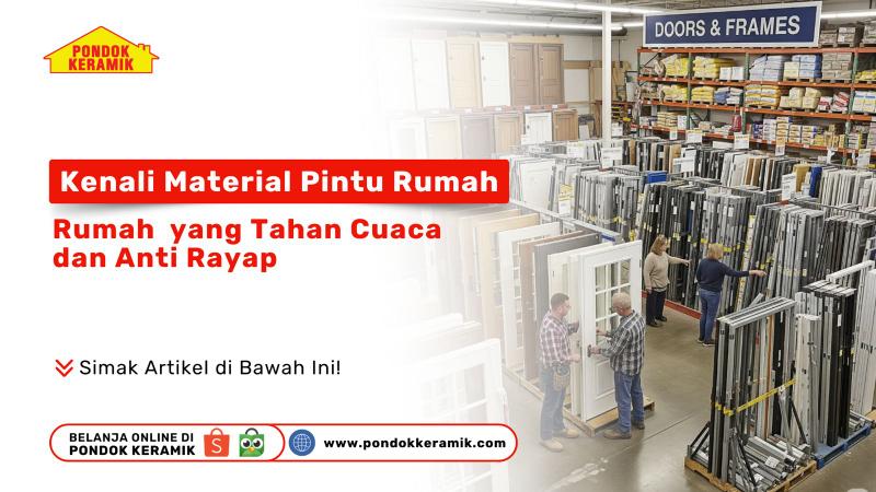 Kenali Material Pintu Rumah  yang Tahan Cuaca dan Anti Rayap