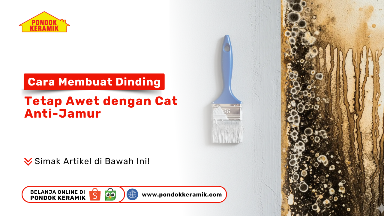 Cara Membuat Dinding Tetap Awet dengan Cat Anti-Jamur
