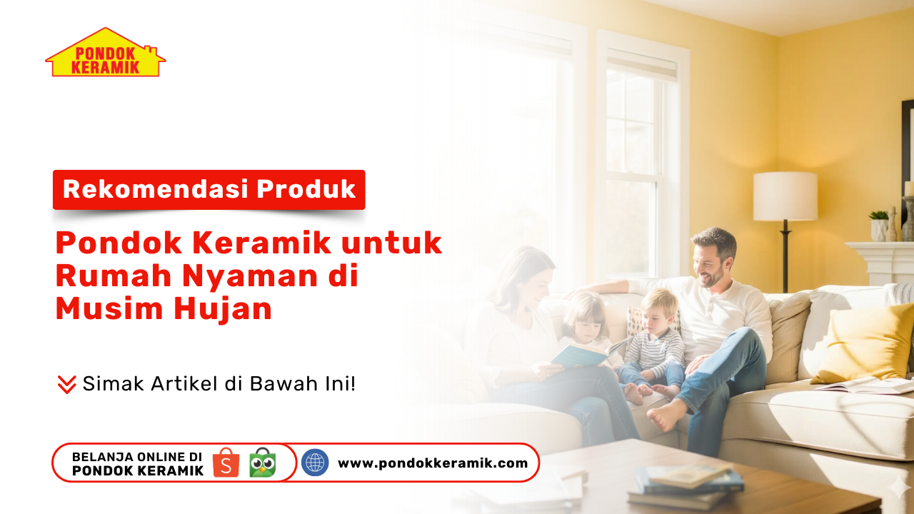 Rekomendasi Produk Pondok Keramik untuk Rumah Nyaman di Musim Hujan - Surabaya