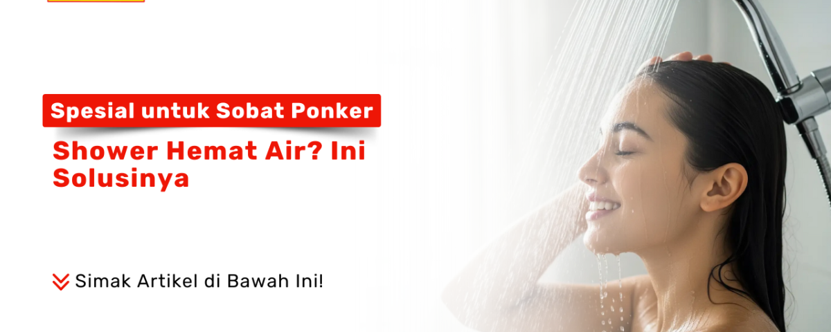 Shower hemat air modern Pondok Keramik Surabaya