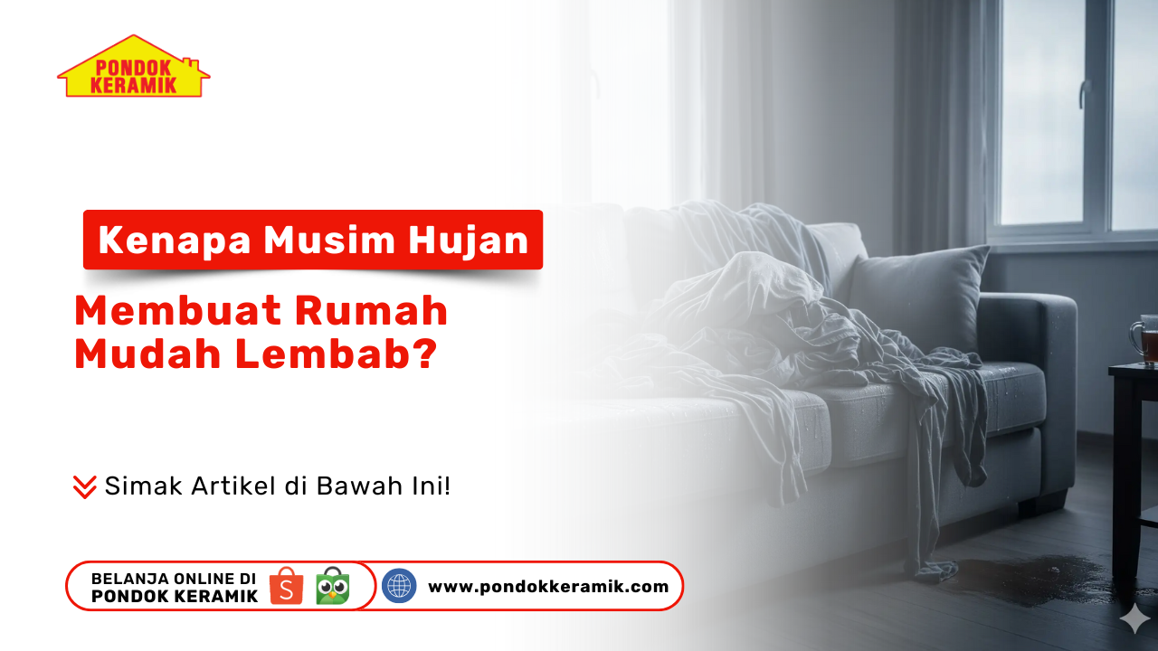 Kenapa Musim Hujan Membuat Rumah Mudah Lembab?