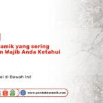 Glosarium Istilah Keramik Wajib Diketahui PONDOKKERAMIK.COM