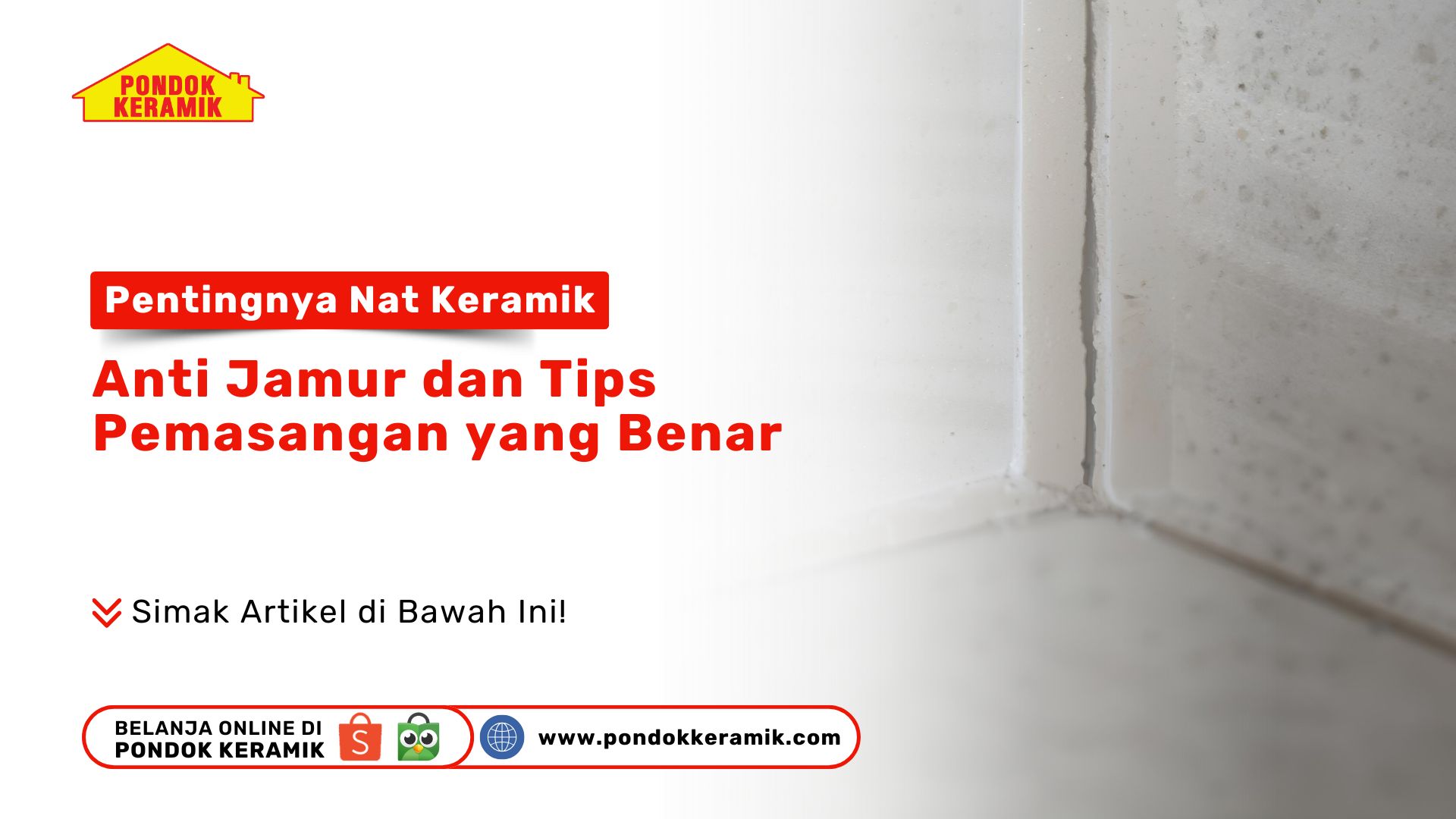 Pentingnya Nat Keramik Anti Jamur dan Tips Pemasangan yang Benar