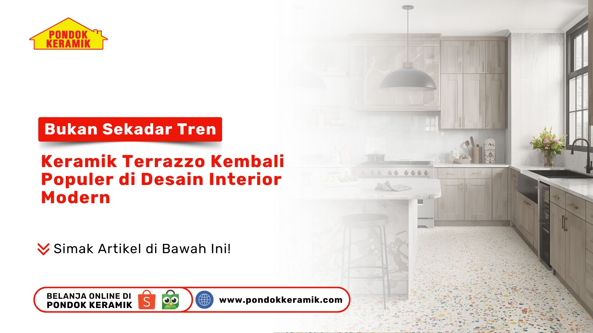 Bukan Sekadar Tren: Mengapa Keramik Terrazzo Kembali Populer di Desain Interior Modern