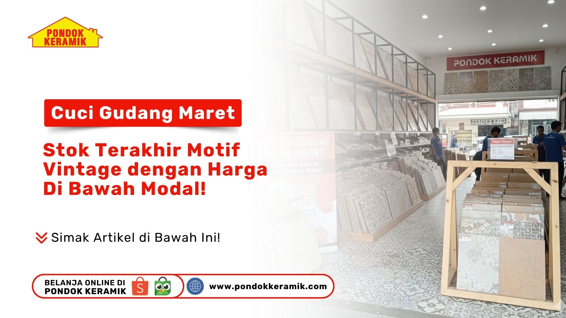 Stok Terakhir Motif Vintage dengan Harga Di Bawah Modal!