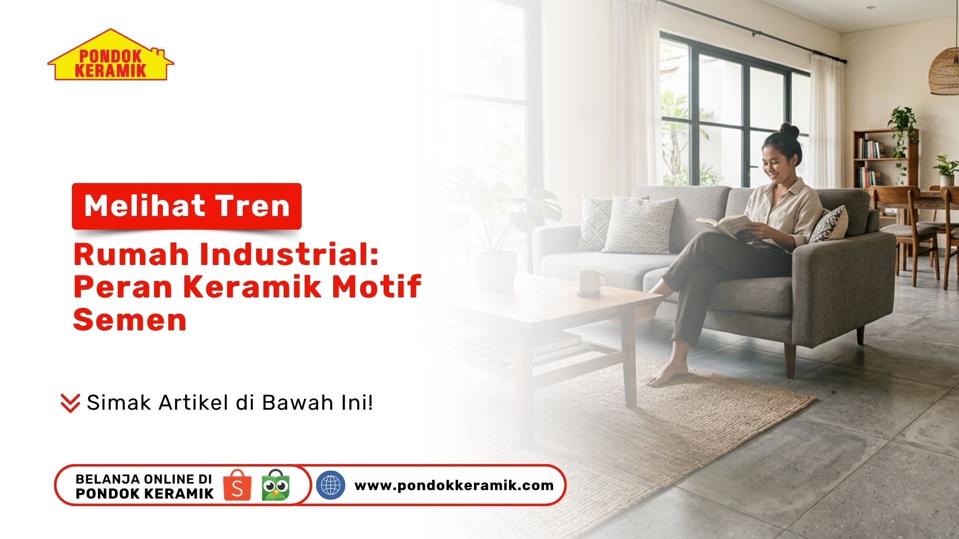Melihat Tren Rumah Industrial: Peran Keramik Motif Semen