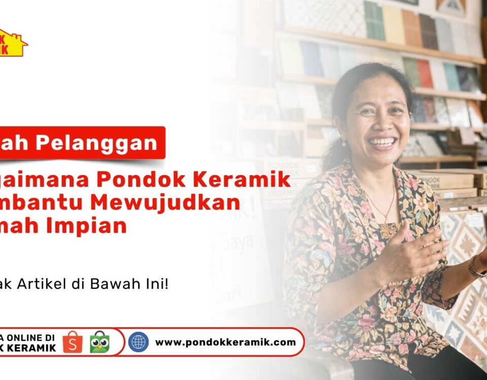 Sepasang suami istri sedang menceritakan kisah tentang Cerita Sukses Renovasi Rumah subsidi mereka di dalam Toko Bababa