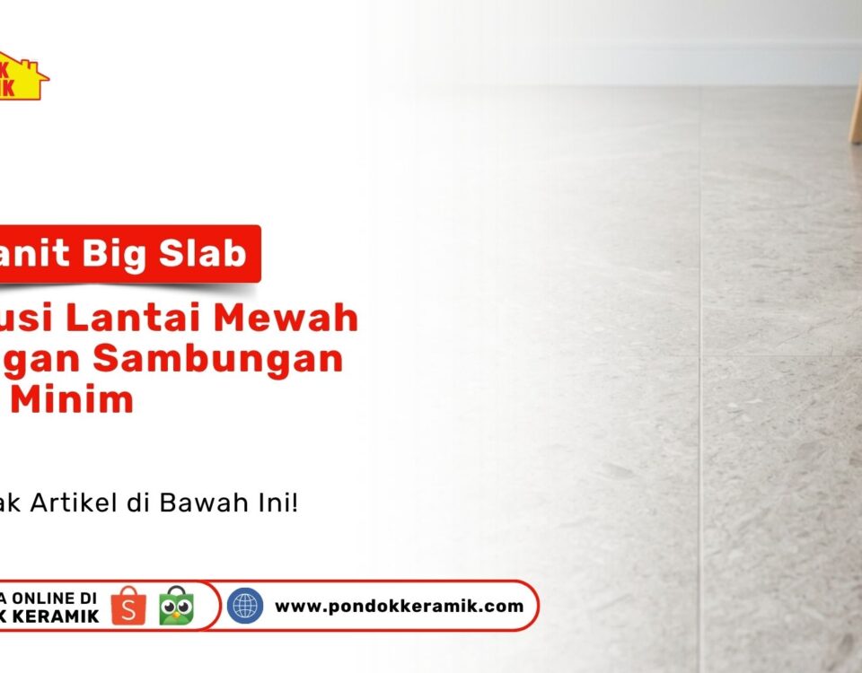 Tampilan lantai granit abu-abu dengan Granit Big Slab: Solusi Lantai Mewah dengan Sambungan Nat Minim